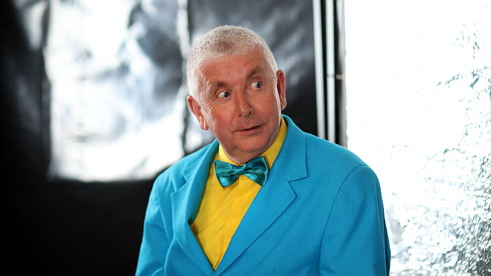 Foto (Adelheid Rutenburges): Erwin Grosche ist der Gast in „VU003“.