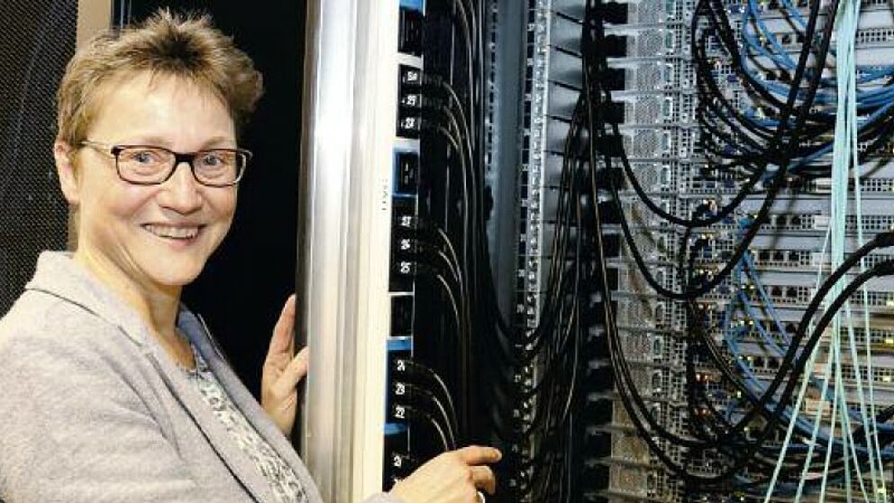 Rechner sind ihre Leidenschaft: Prof. Dr. Gudrun Oevel hat im Rahmen des Treffens über die Bedeutung der Digitalisierung für die Universitäten gesprochen.